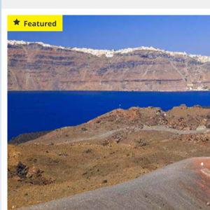 Volcano Hiking in Santorini, Greece
