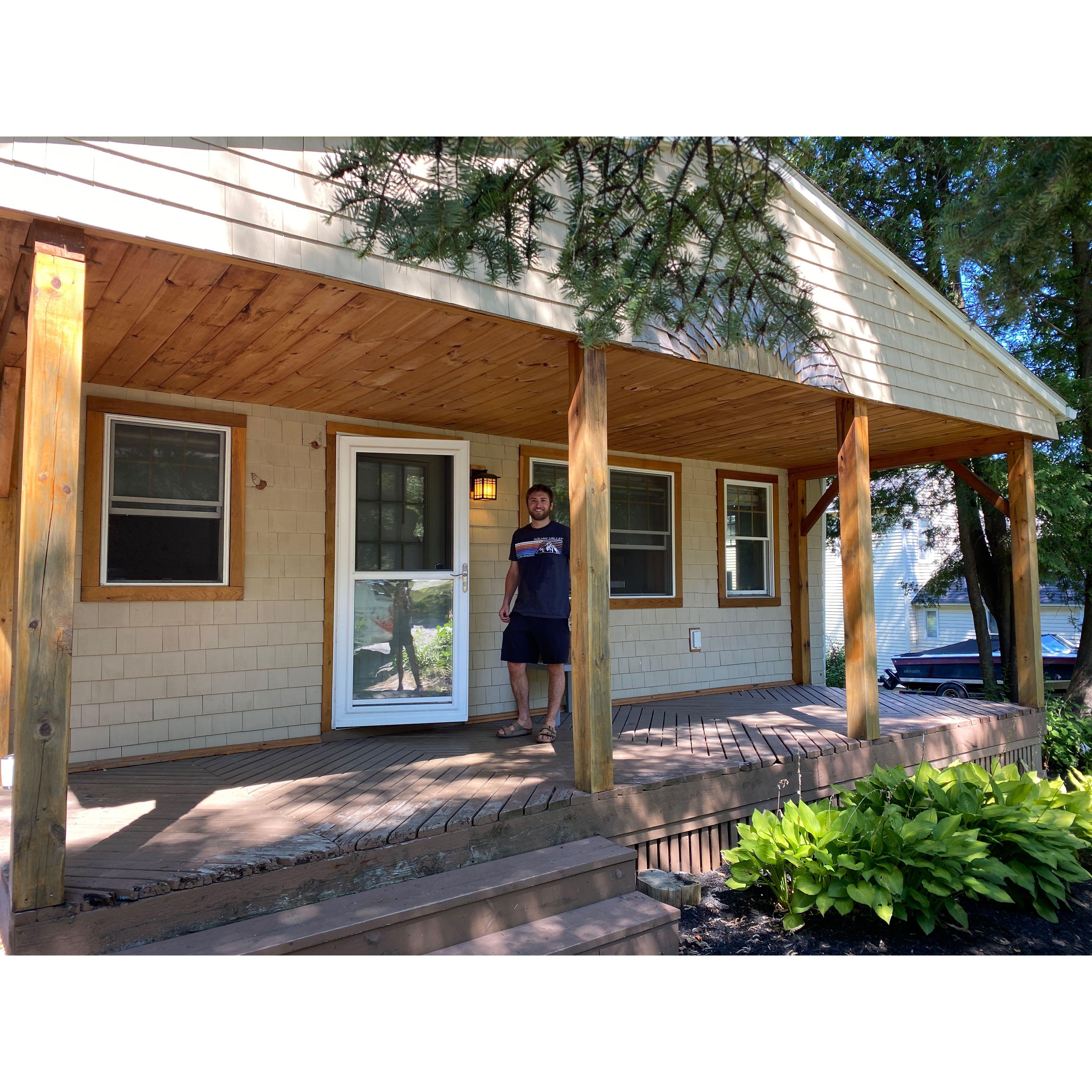 August 2020 - Burlington, VT: We left Boston for greener license plates and moved into this cute rental house in Burlington.