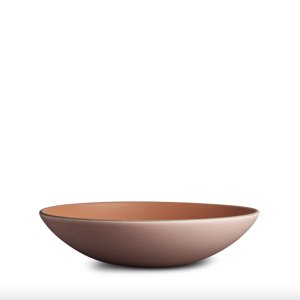 Shallow Salad Bowl - Desert Rose