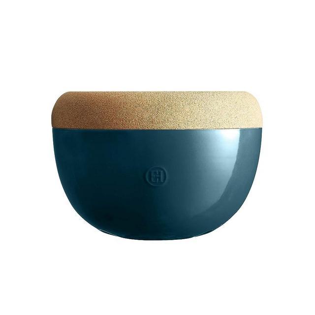 Emile Henry Ceramic Deep Food Storage Bowl, 10.6 x 7.3in, Blue Flame