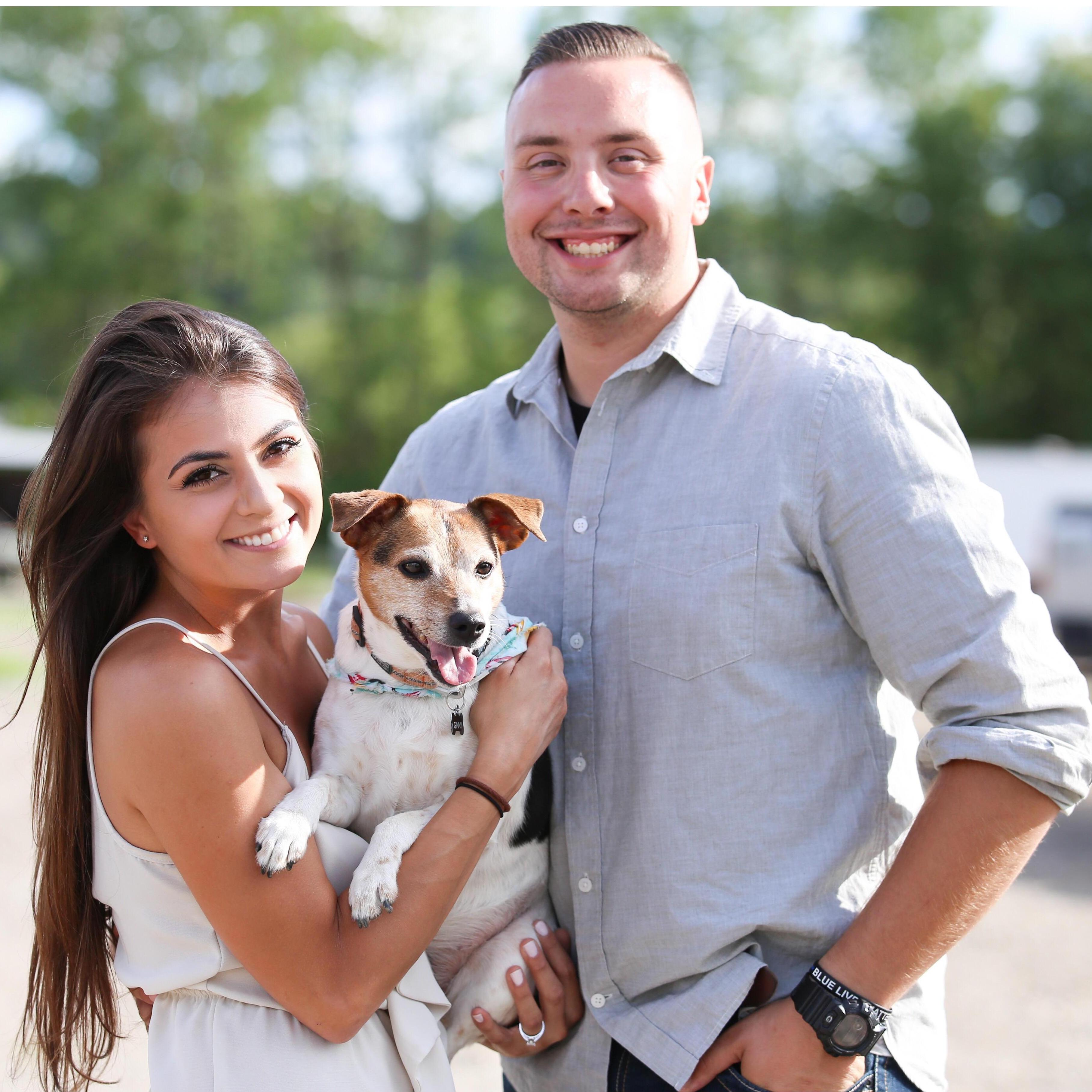 This is our jack russell, Virginia or "Ginny". My mom purchased her for me at a barrel race in Virginia in 2011. Ginny as quite the personality and owns the house. She just shares it with us.