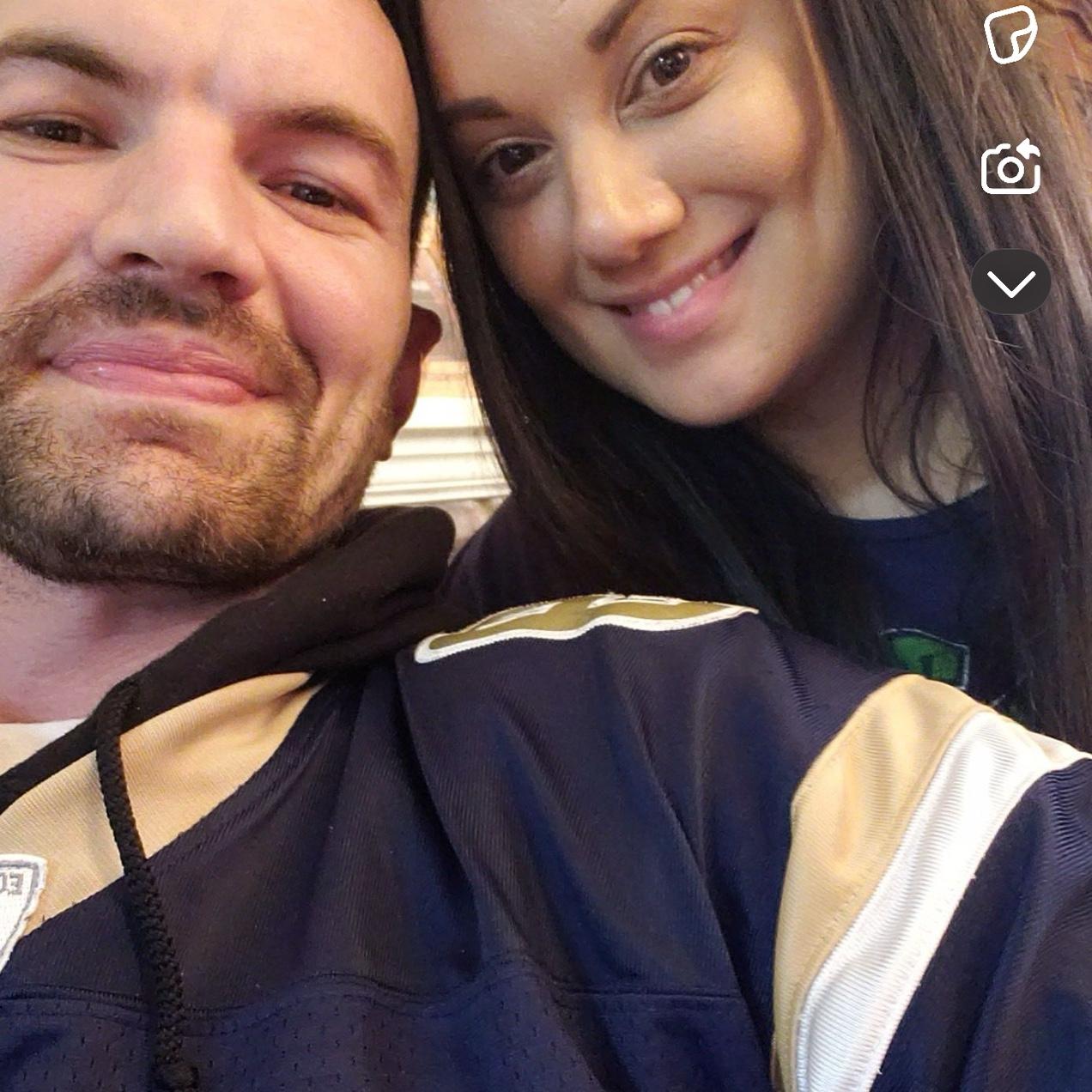 Watched our first Super bowl together!