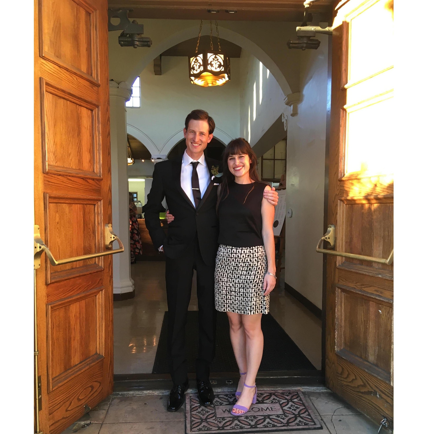 At Ace & Mary's wedding 2018.