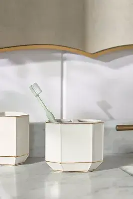 St. Honore Porcelain Toothbrush Holder