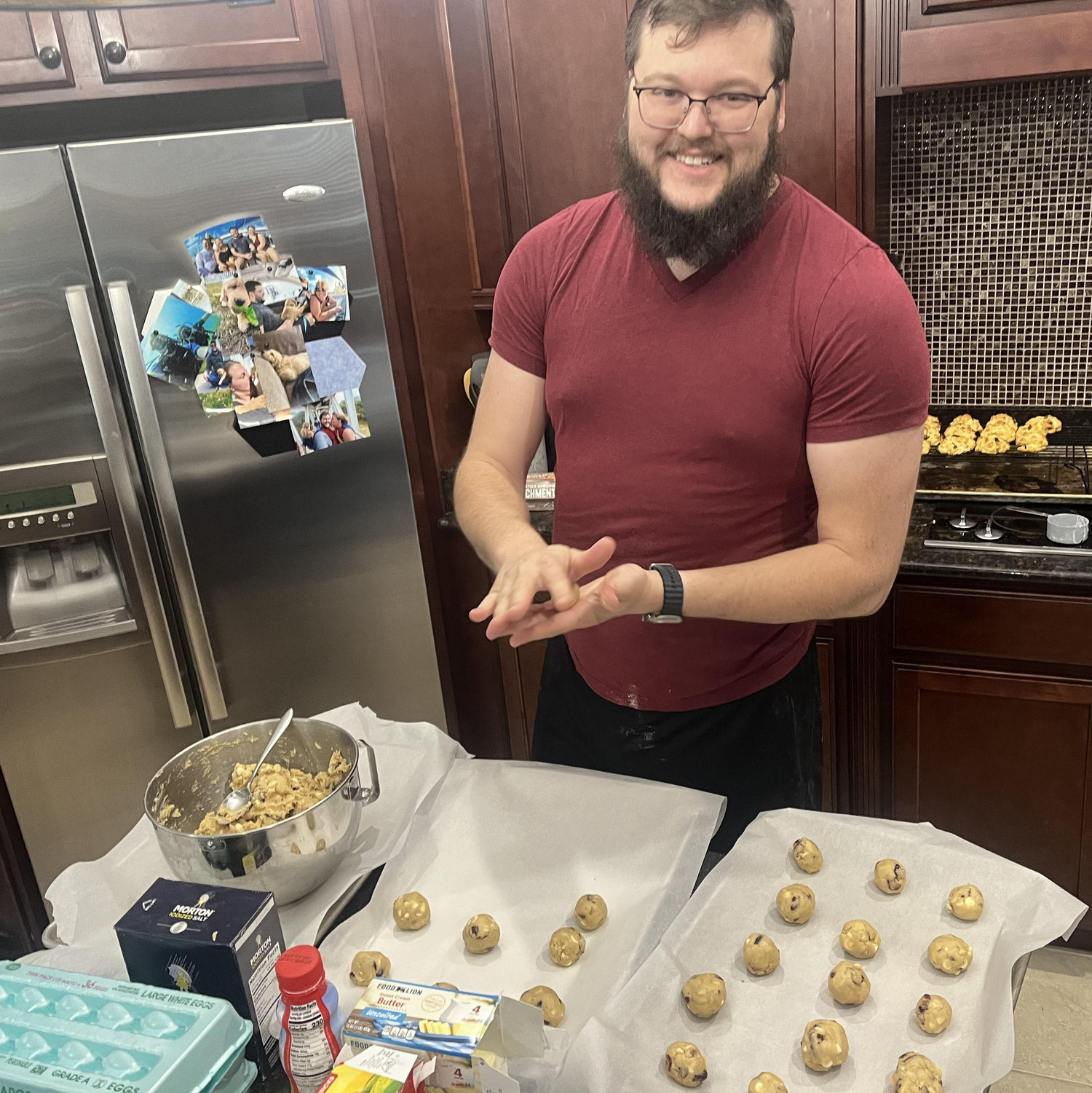Christmas cookie baking 2023