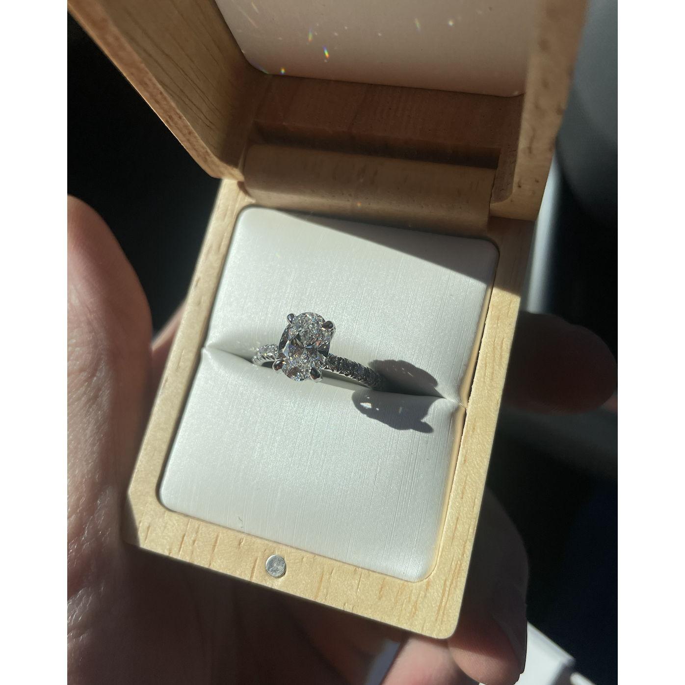 Pete worked in secret to craft the perfect ring!