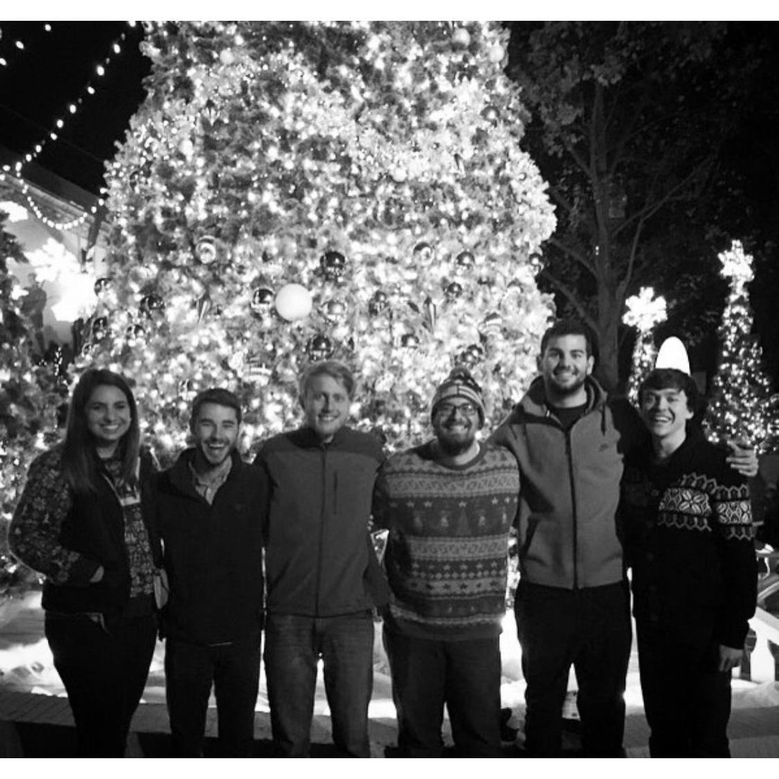 The Christmas Town trip that started it all. Justin and I first got to know each other on a group outing. He tried to sit with me on the roller coaster but Collin was clueless lol!