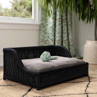Poppy Rattan Pet Bed