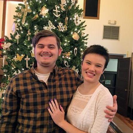 Our second Christmas together.