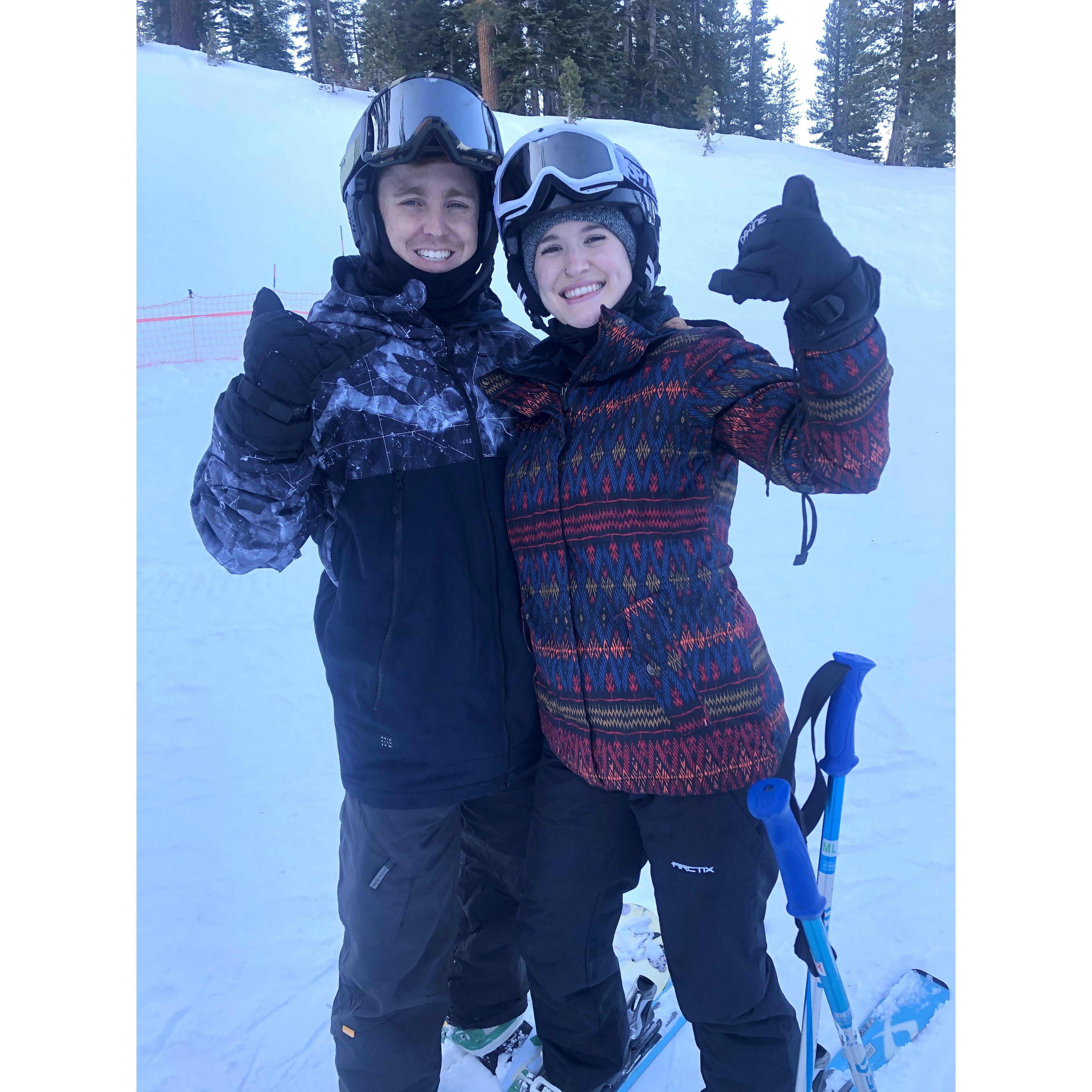 Shredding the gnar in Mammoth (2019)