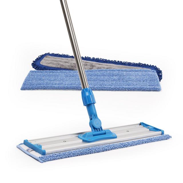 18" Professional Microfiber Mop | Stainless Steel Handle