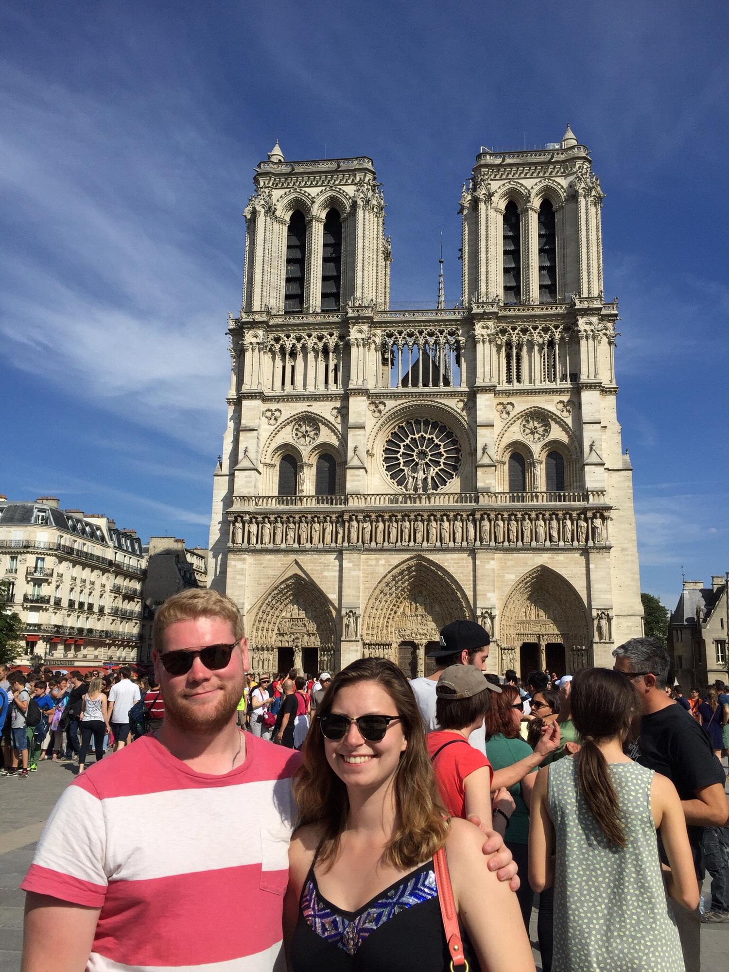 First international adventure together in Paris