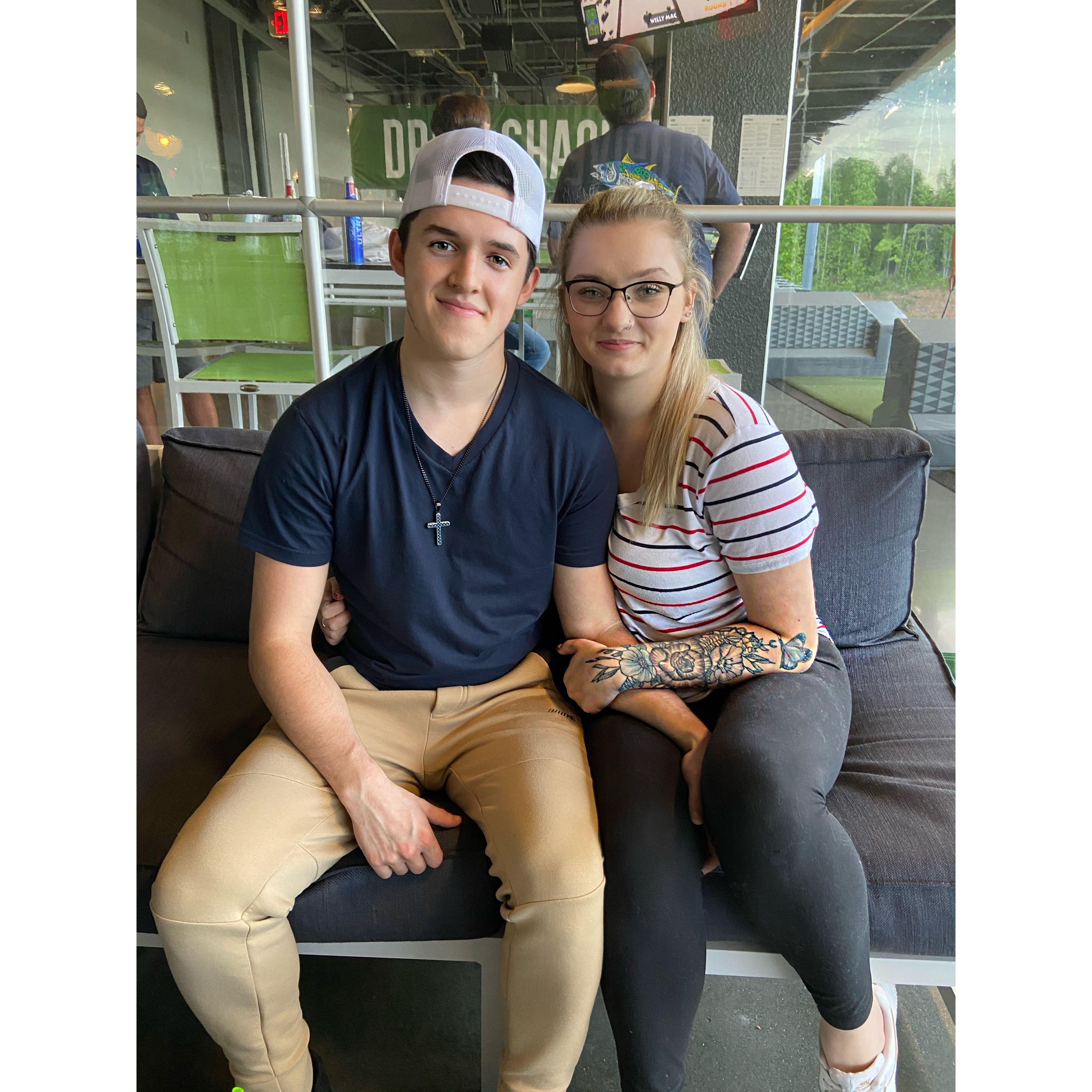 Top Golf with friends!