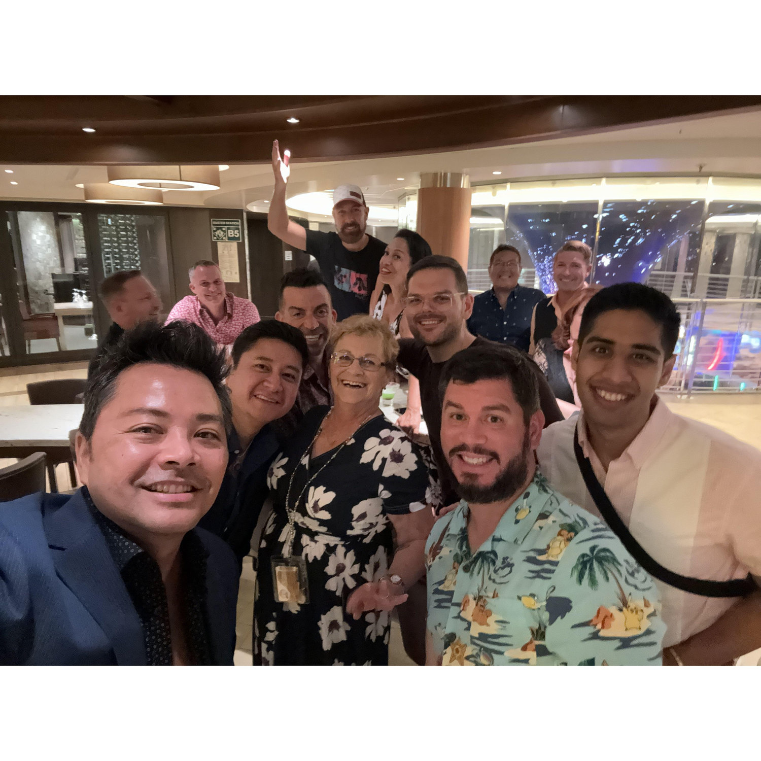 People we met on board. We love that people of all ages can actually mingle and have fun together. You won't find that anywhere else but on a cruise.