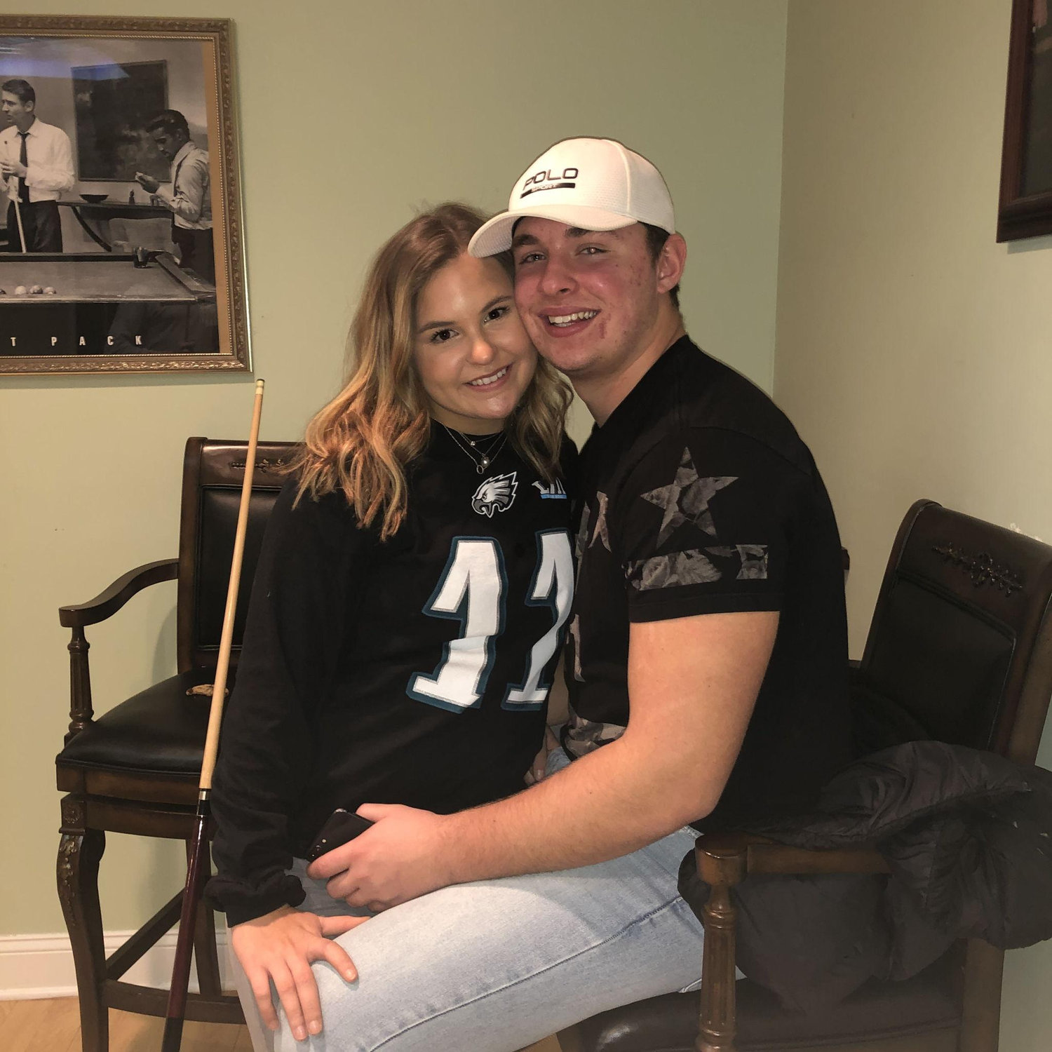 Super Bowl party where Nick learned Kyra's love of corned beef.