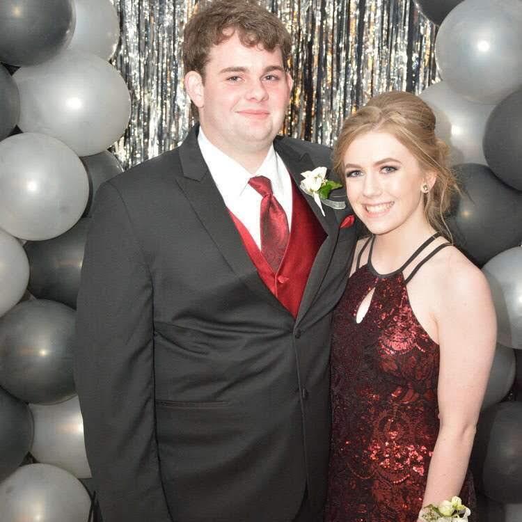 May 2018 - More of a classic prom photo with the bad lighting