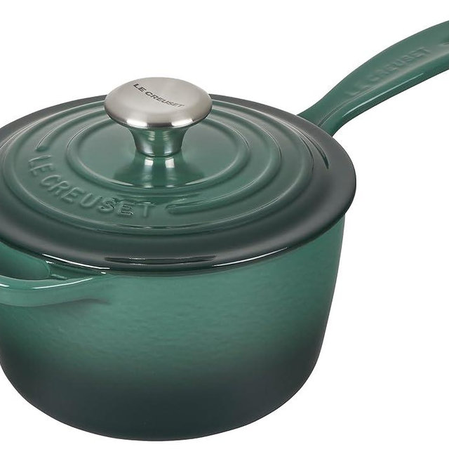 Le Creuset Enameled Cast Iron Signature Saucepan, 2.25 qt., Artichaut