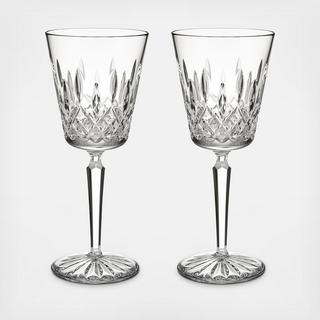 Lismore Tall Wine Goblet, Set of 2