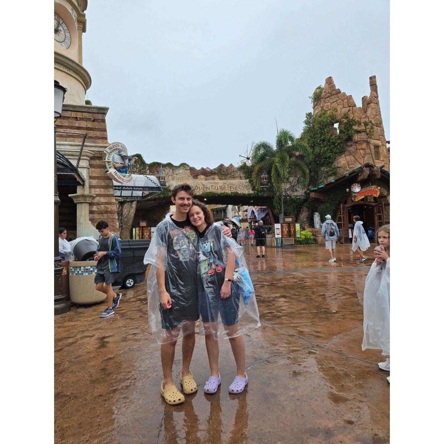 Adventures at Universal Orlando- we had to leave a day later because of Hurricane Milton