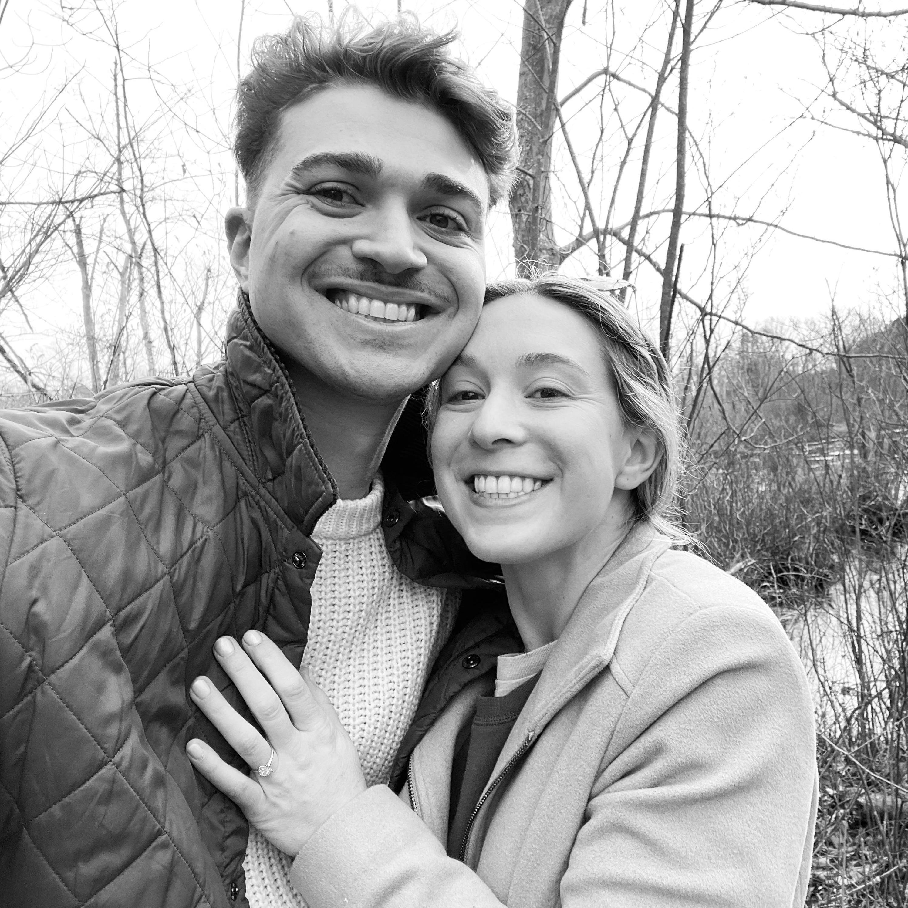 The day we got engaged.