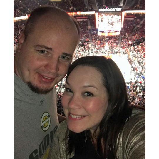 Our first basketball game!