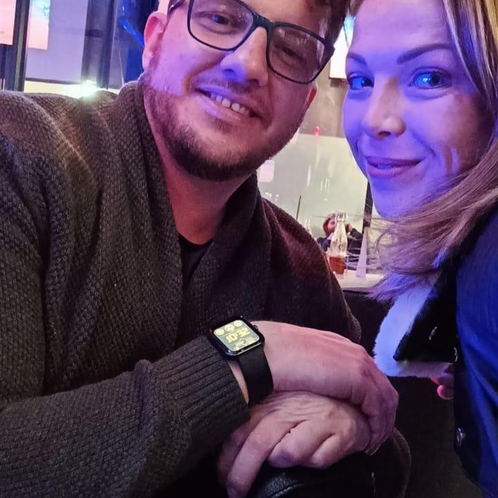 Our first date, the beginning of everything.