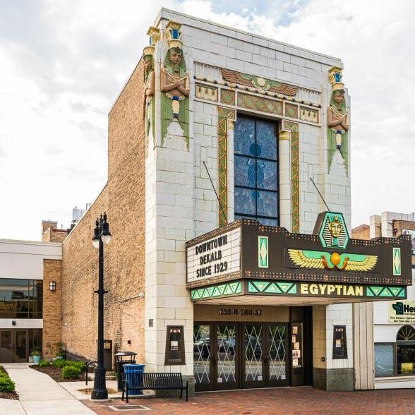 Front of the building of our venue