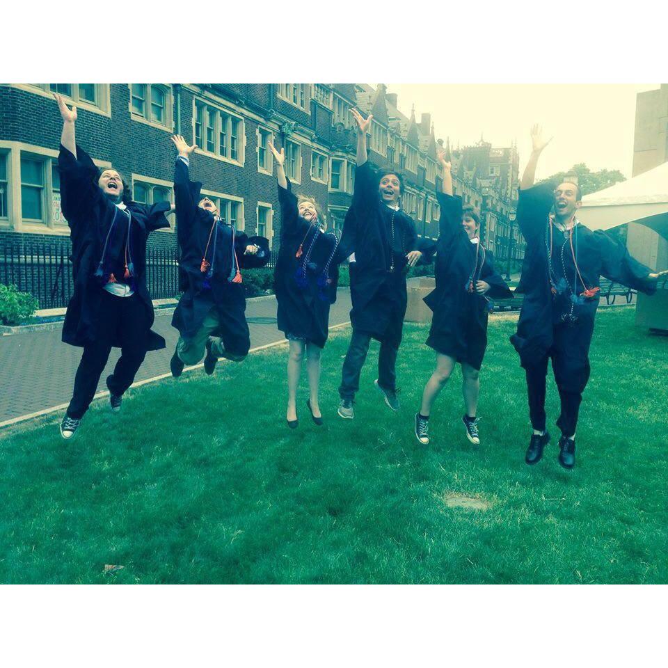 We celebrated in front of Penn Platt Performing Arts House!