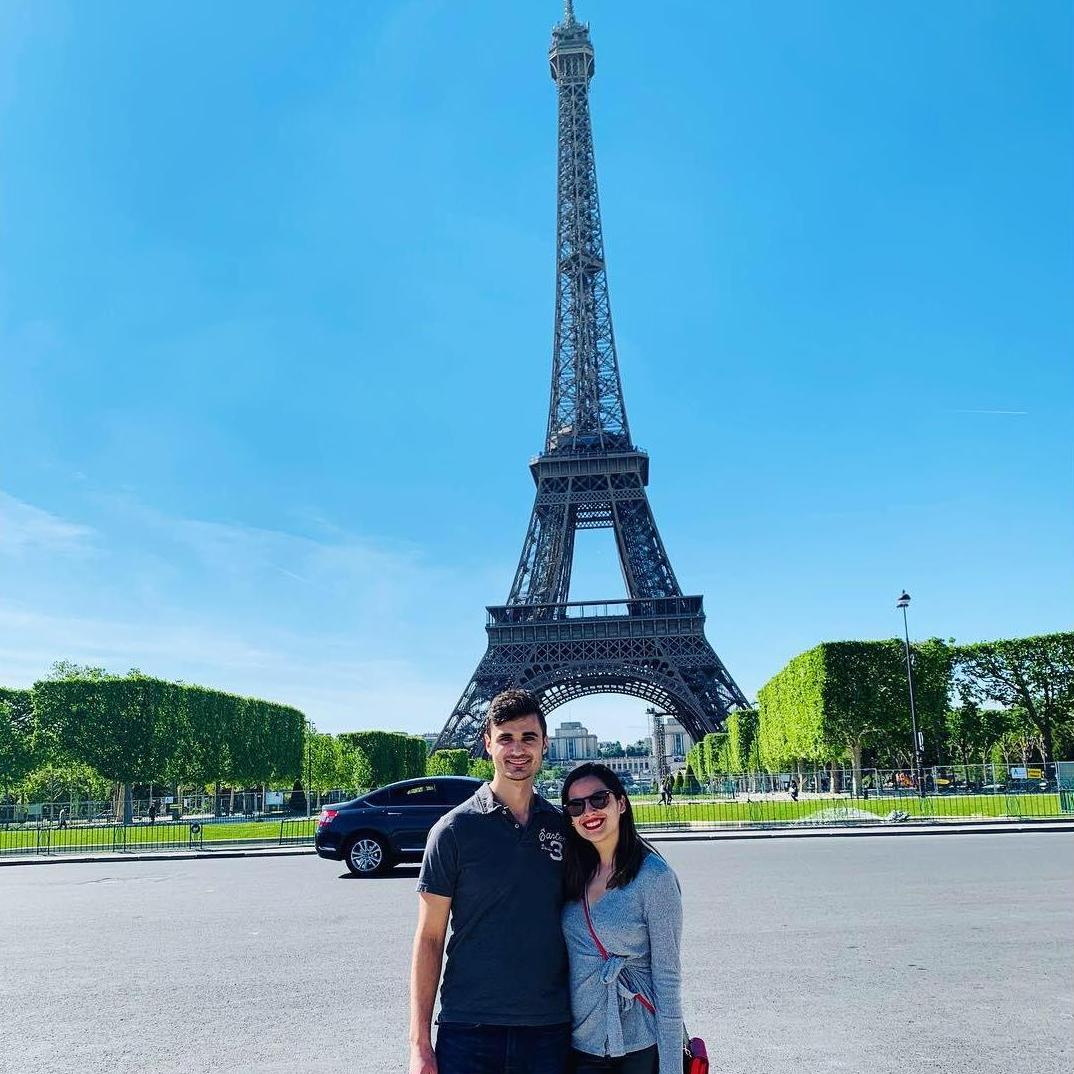 Visiting Paris--where Guillaume was born!