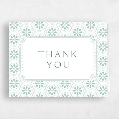 Seafoam, Green Wedding Thank You - Aeolus Landscape