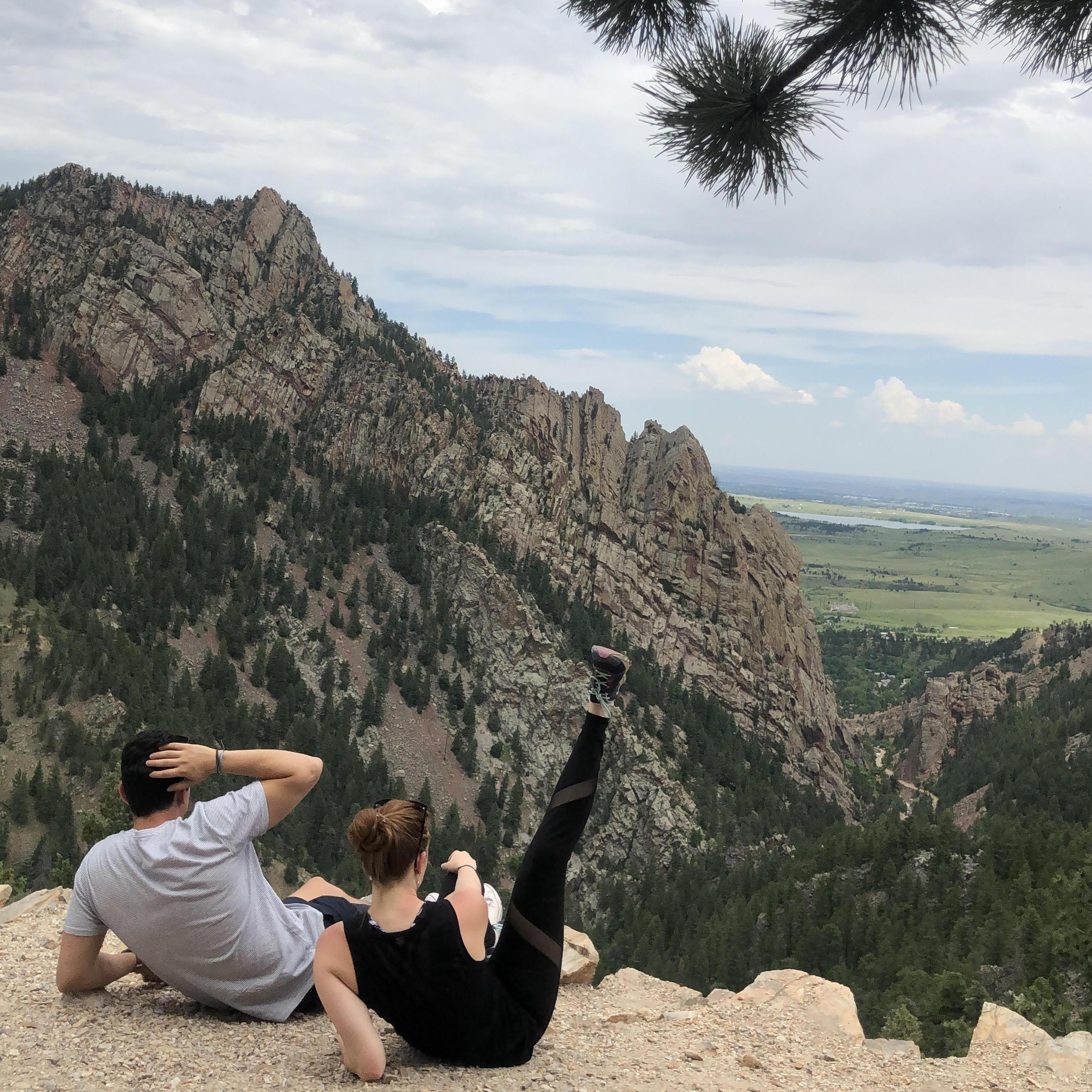 we ate the best pizza ever after this hike