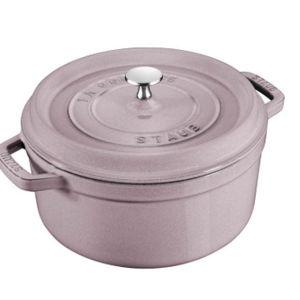 Staub 7 qt Round Dutch Oven in Lilac