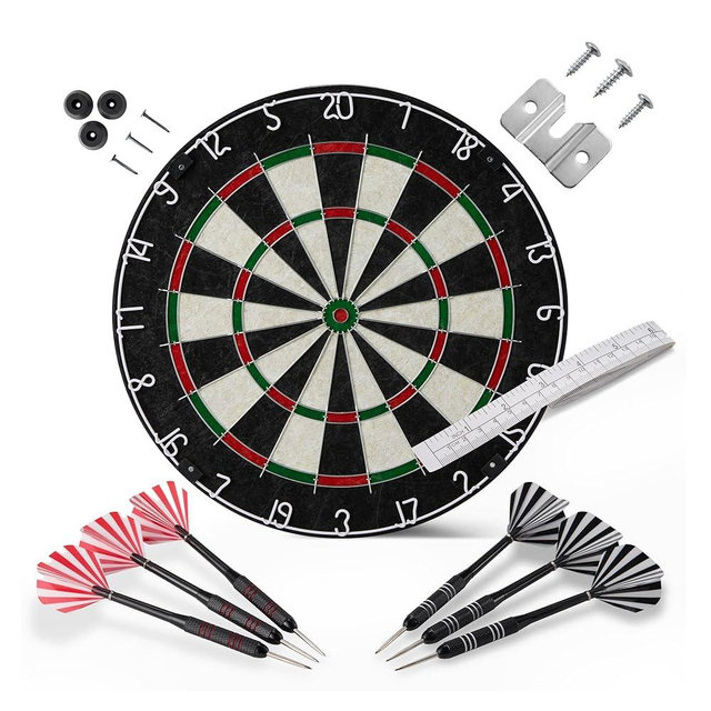 Amazon Basics Dartboard Cabinet Set