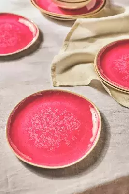 Dakota Melamine Side Plates, Set of 4