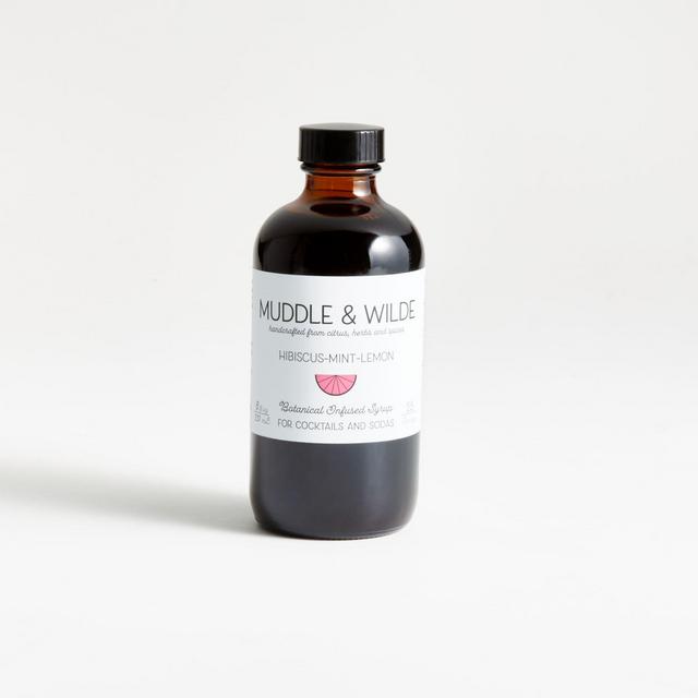 Muddle and Wilde Hibiscus Mint Lemon Syrup