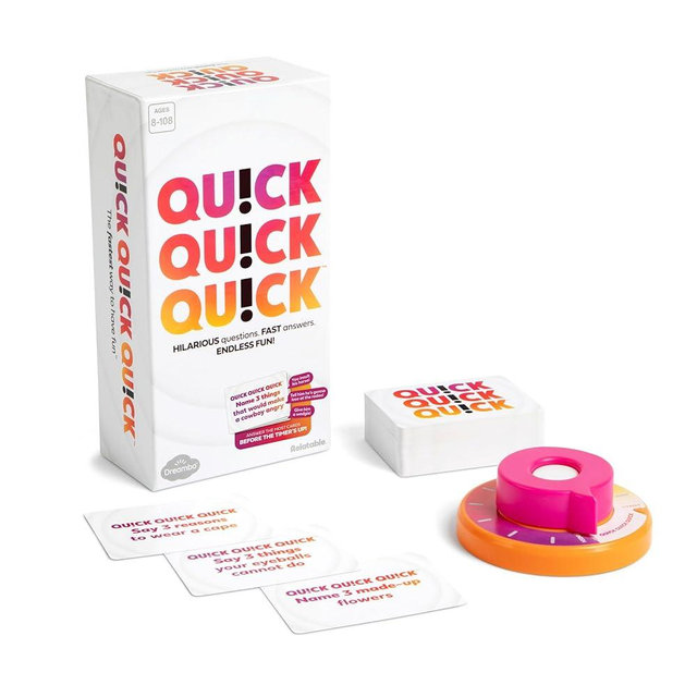 WHAT DO YOU MEME? Quick Quick Quick by Relatable, Unleash Your Inner Funny with The Ultimate Party Games for Friends and Family Game Night, The Fastest Way to Have Fun, Ages 8 to 108