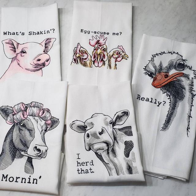 Modern farmhouse decor embroidered...