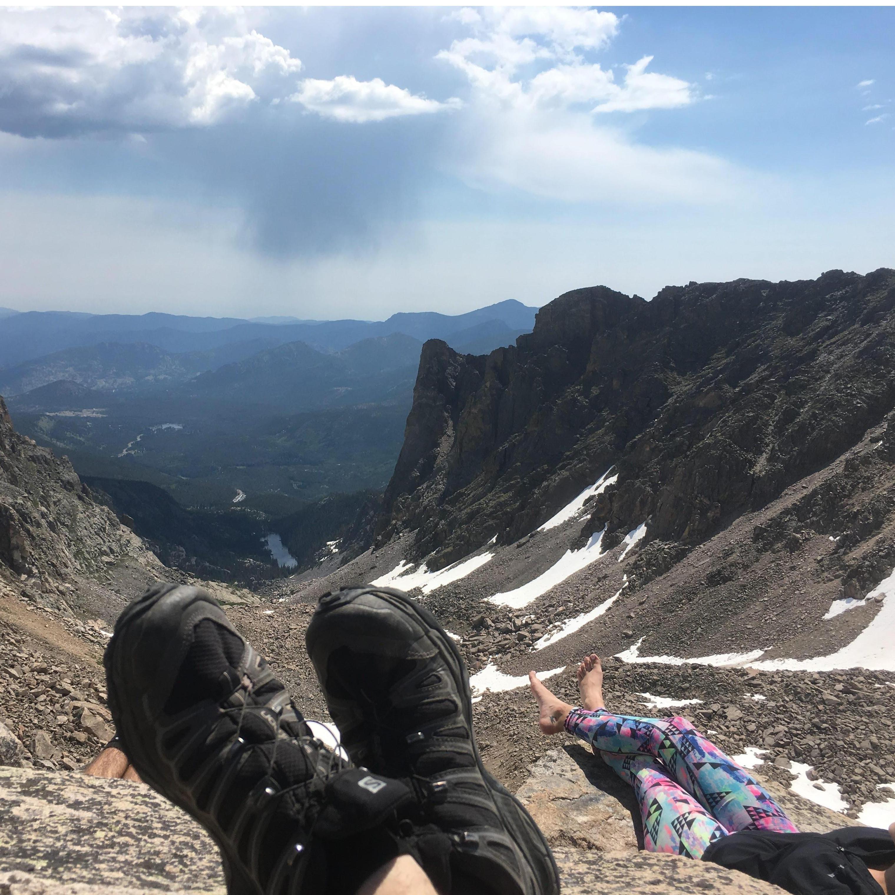 Colorado 2017. Relaxing at 13,000ft