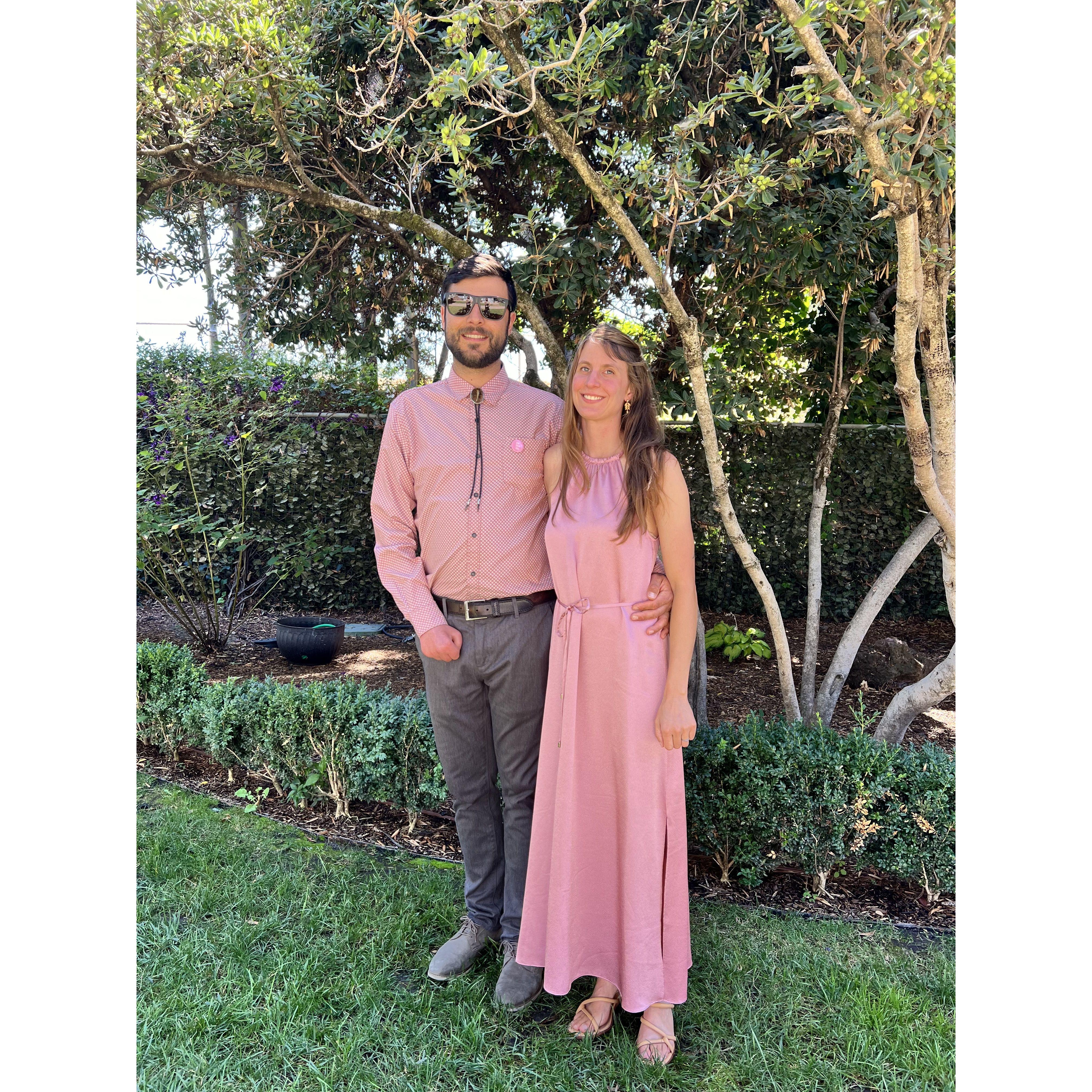 pink & spiffy celebrating Noelle & Matt