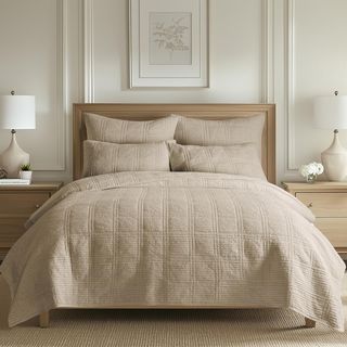 Cloud Waffle Quilted Euro Sham, Set of 2