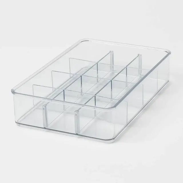 9"x6"x2" Tray Organizer Clear - Brightroom™