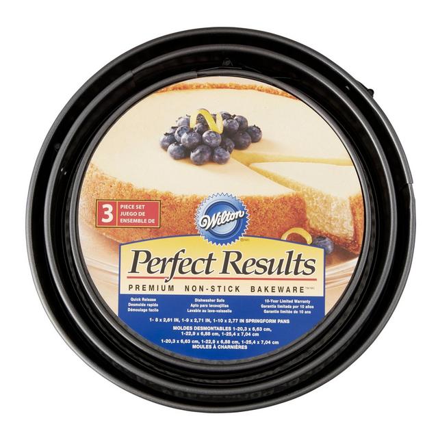 Wilton 3pc Springform Cake Pan Set