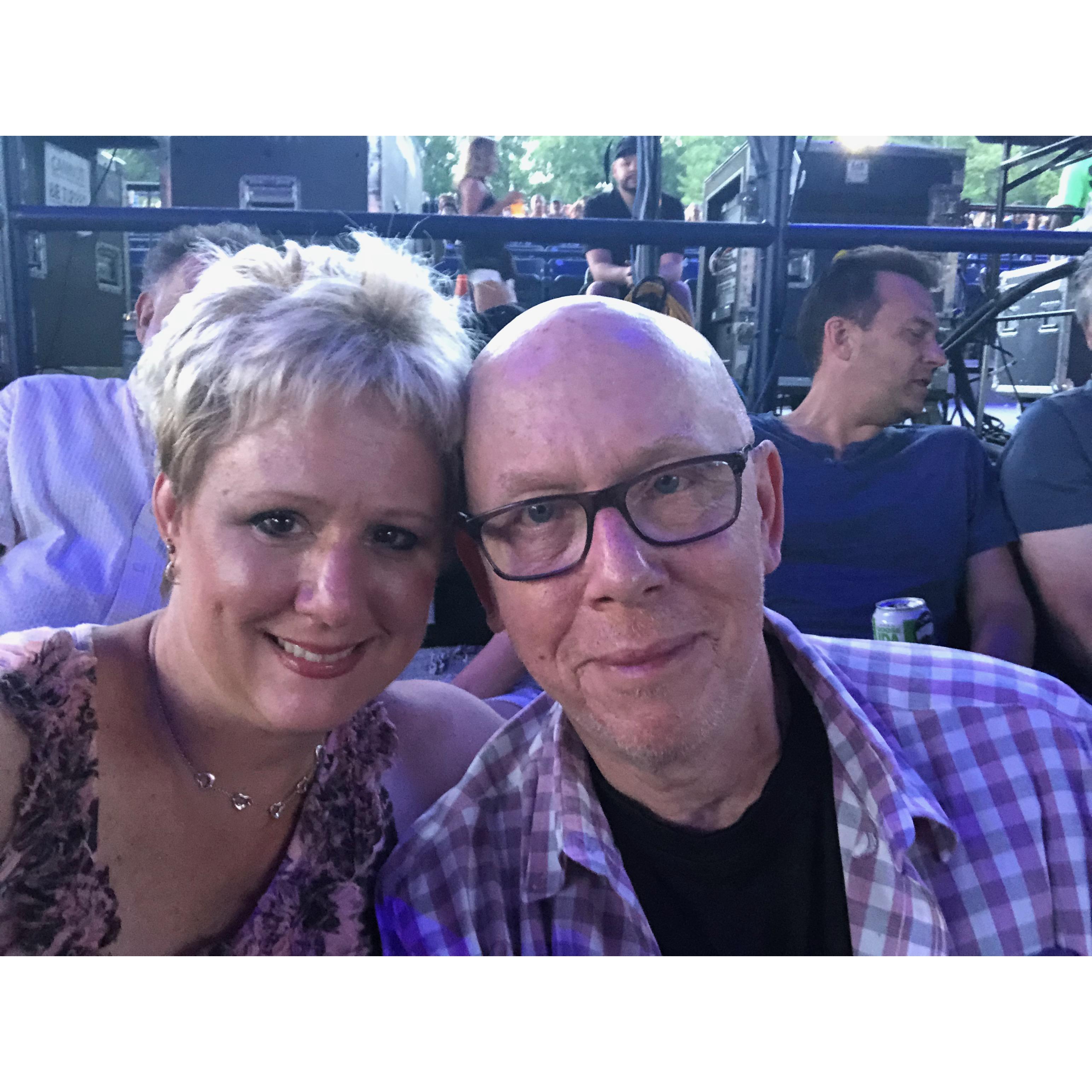 Talking Heads concert- Merriwether Pavilion- July 2018.