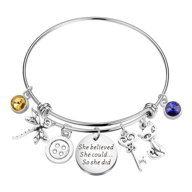 FAADBUK Horror Movie Inspired Bracelet Horror Fans Gift She Believed She Could So She Did Inspirational Gift for Her