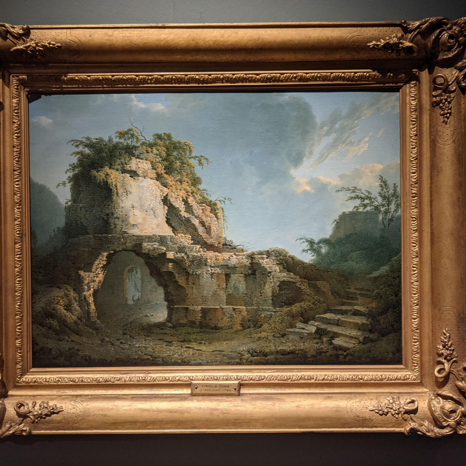 A photo from what Christian calls our first date at a museum on Queen's University campus.