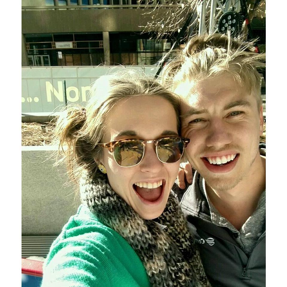 Our first music festival also happened to be our first time traveling out of state together!