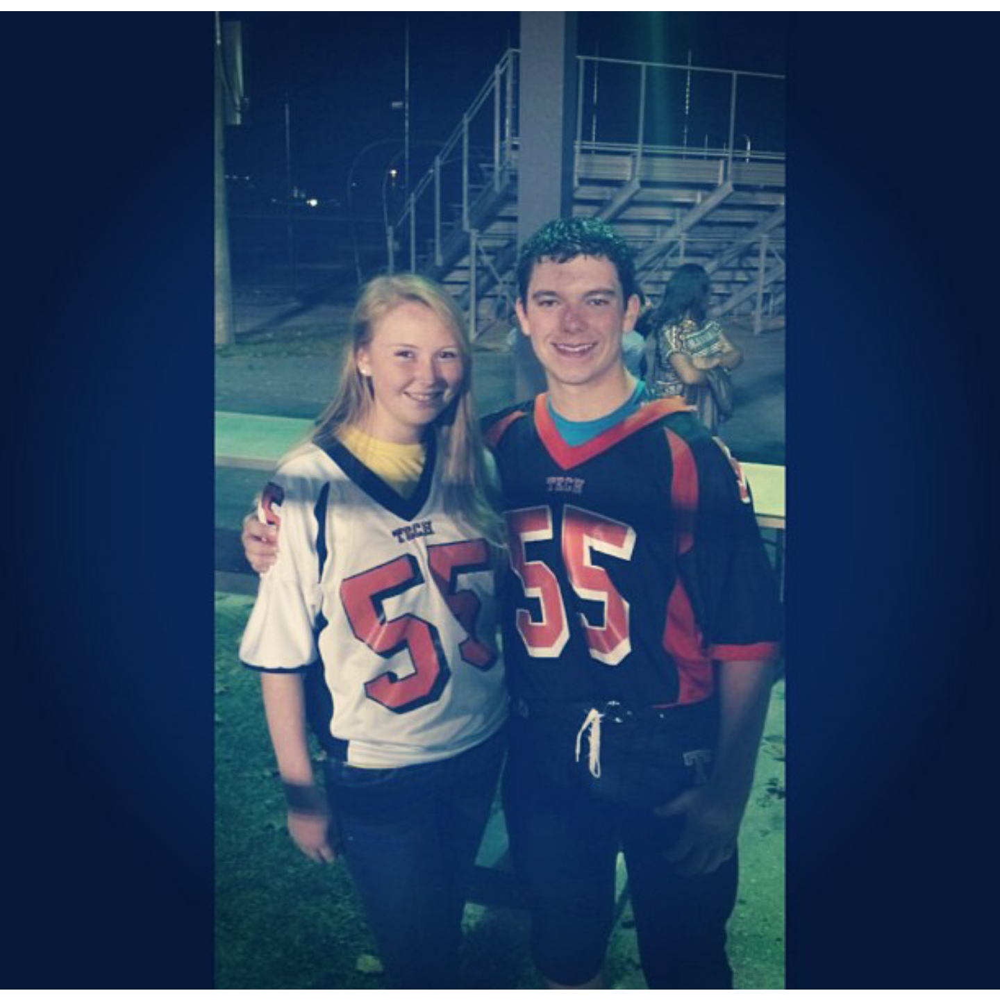 The first football game I went to, 2013.