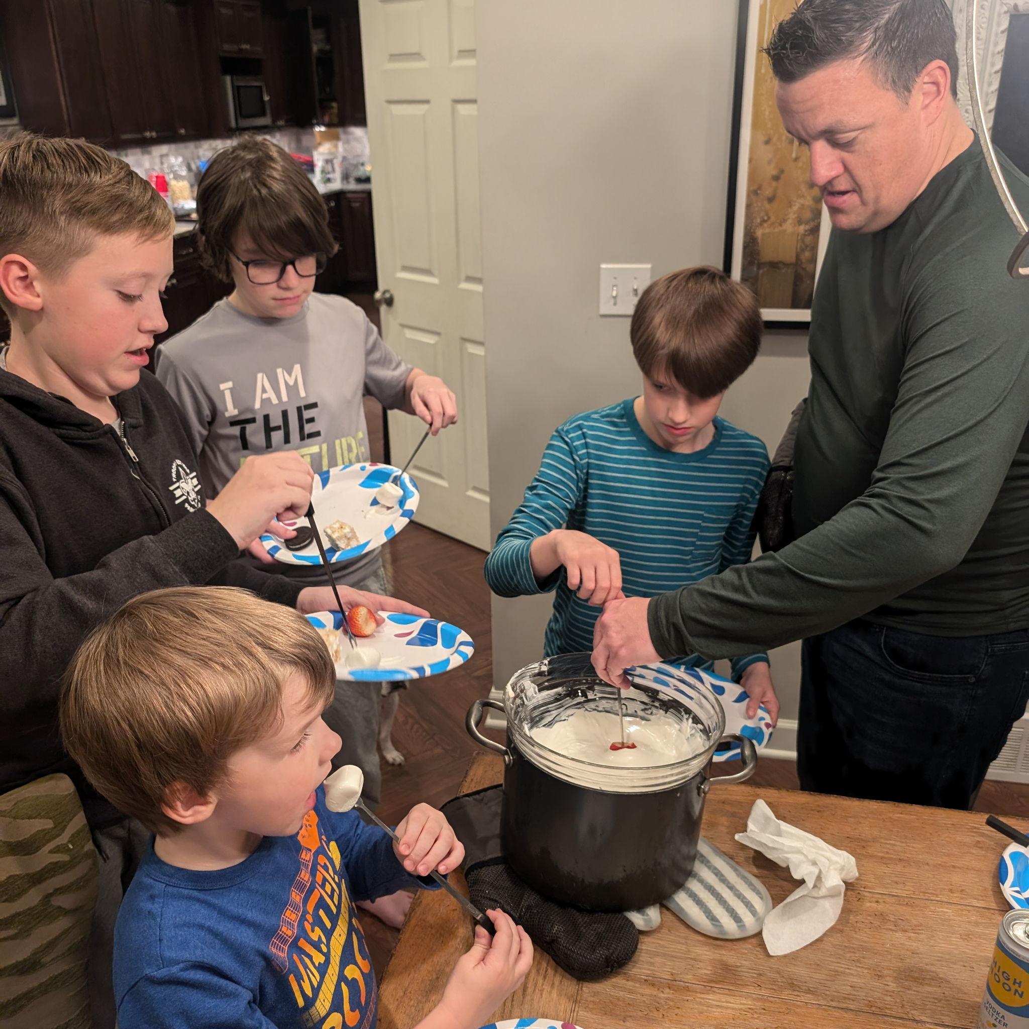 Fondue at the Grandlienards