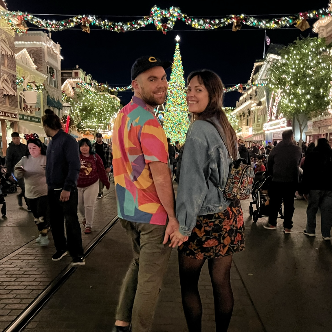 In love at Disneyland