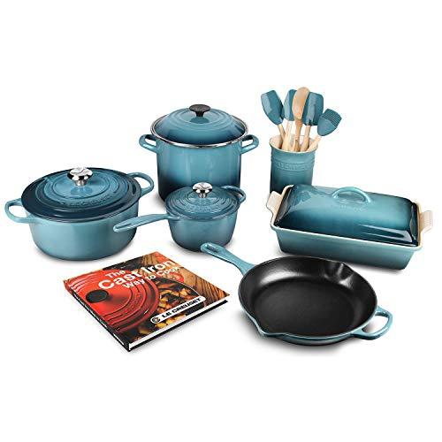 Le Creuset 16-piece Cookware Set (Marine)